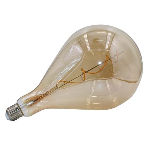 LGL LED Filament Bulb A165 Soft Filament Brown Series