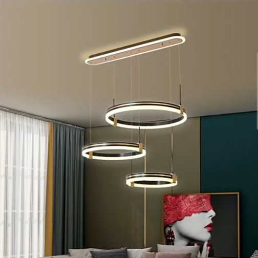 LGL Chandelier 300+400+500 Tri-Colour Selectable Black Series
