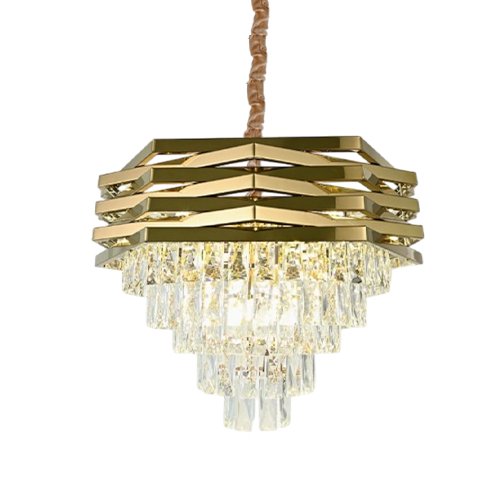 LGL Chandelier 8889 E27x5 Gold Crystal Series