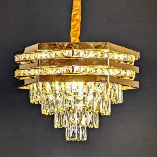 LGL LED Chandelier CH1120/400 Gold Crystal Series