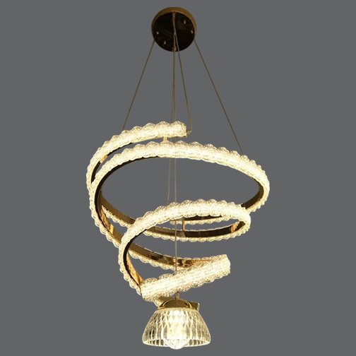 LGL LED Chandelier 4837-1GD Tri-Colour Selectable Series