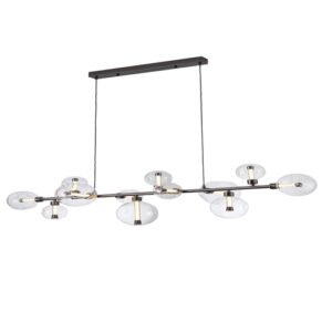 LGL LED Pendant Light 10108-12-PBKC 25W 3000K Warm White Black