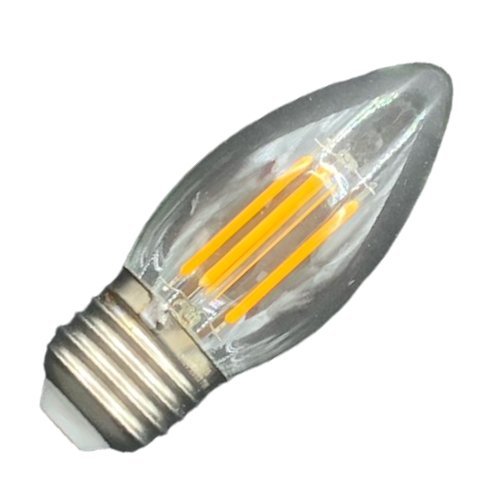 LED Filament Candle Bulb E27 WW C35 Clear Series