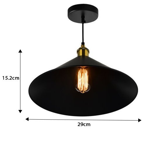 Pendant Lamp HP-A60100 30D Iron Light – Black Series