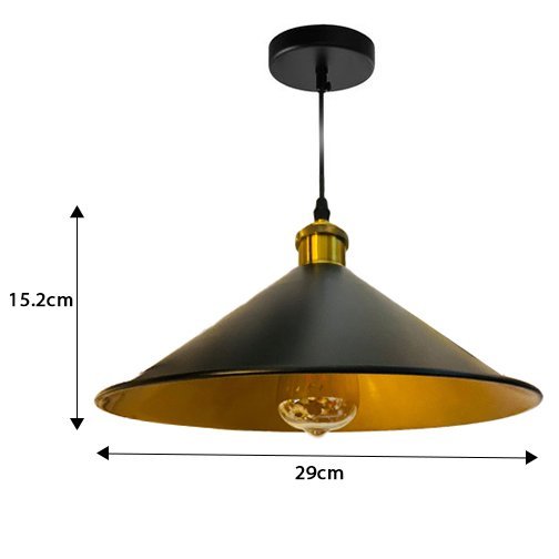 Pendant Lamp HP-A60100 – Blk & Gld Series