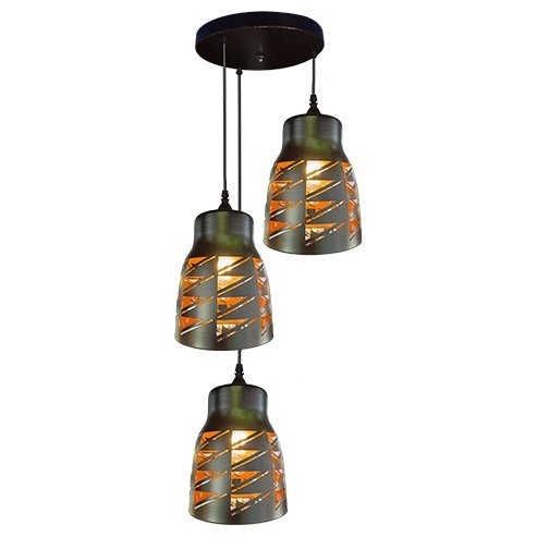 Pendant Lamp L031/3 BK E27 Series