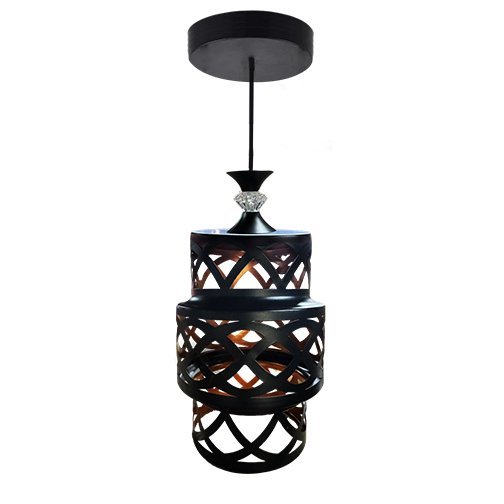 Pendant Lamp L609/1 E27 GD/BLK Series