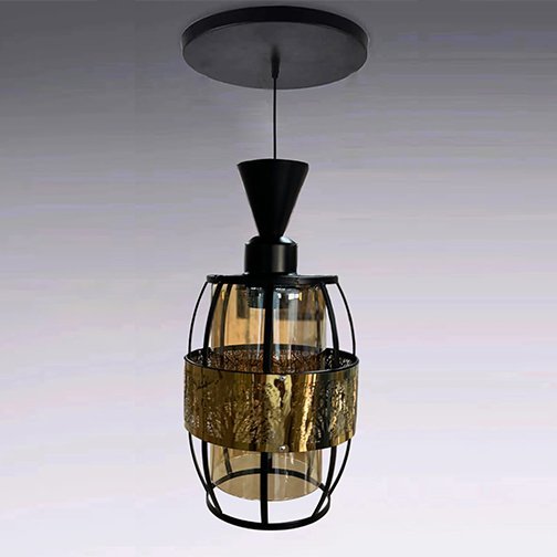 Pendant Lamp L102/1 E27 BK Series