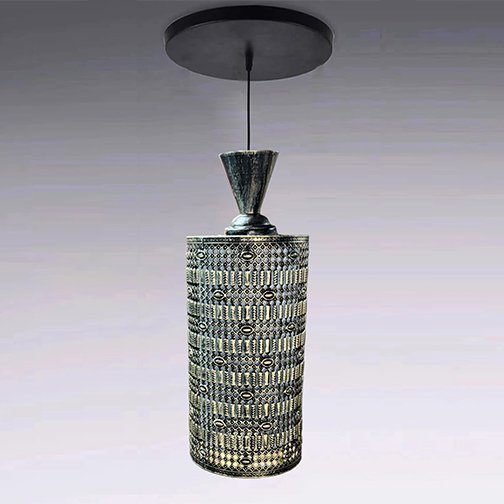 Pendant Lamp 8005/1 BK+GD 130*250 Series