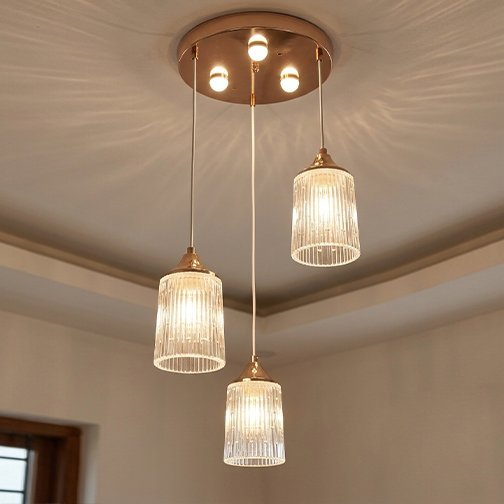 LED Pendant Lamp tri-color Base wt LED Series