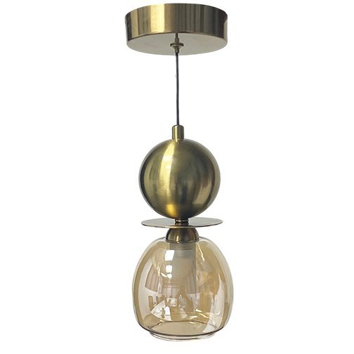 LED Pendent / 1054-1-GDA 10*10*20+200c Brz+Amb Series