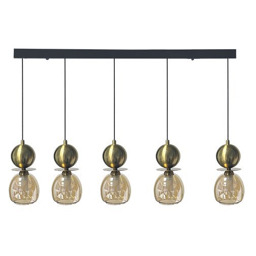 Pendent13W WW 1054-5C-GDA 90*10*20 SBK+Br+Am Series