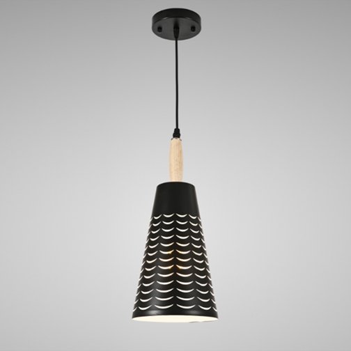 Pendent Light 6173-1 BK+WH E27 Series