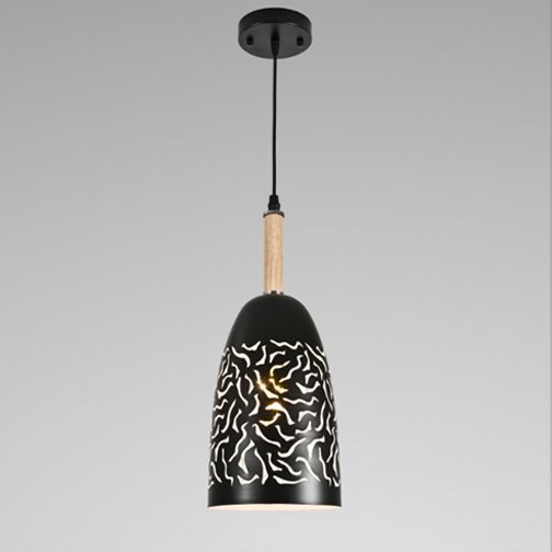 Pendent Light 6175-1 BK+WH E27 Series