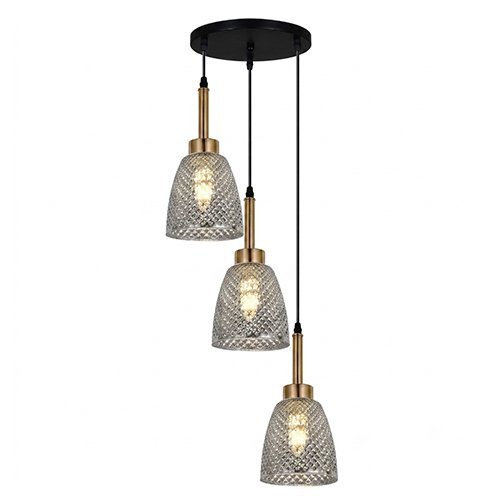 Pendent Light 7042-3 SMOKE E27 Series