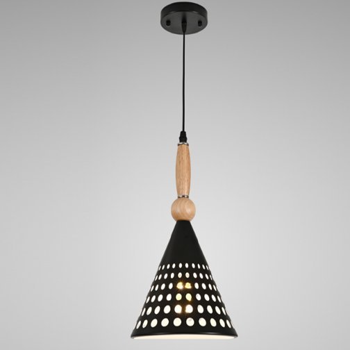 Pendent Light 6195-1 BK+WH E27 Series