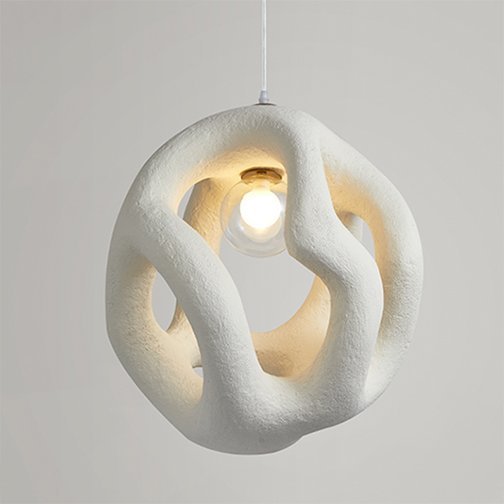 Pendent 450MM WH E27*1 LY-P8031 HD polystyrene Series