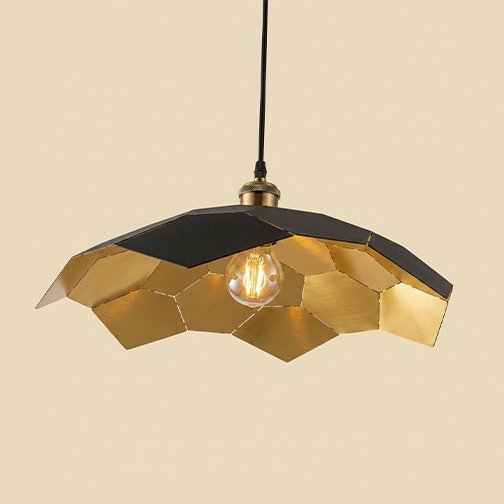 Pendent 400MM BK+GD E27*1 LY1093 IRON Series