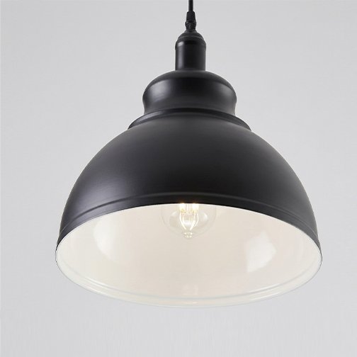 Pendant Lamp BK+WH Colour E27 LY9111 290*250 Series