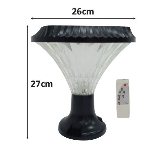 Solar Garden Pillar Top Light RD Height IP65 Series