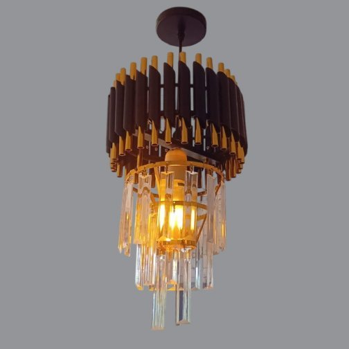 Pendent Triple Hanging S2005-1 E27 250*180MM BK+GD Series