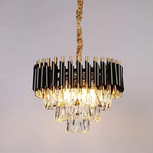 Chandelier CH9015/500 BK+GD E27 Series