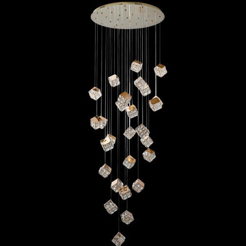 Chandelier 7962-800-27 D800*H3000 3 colors Series