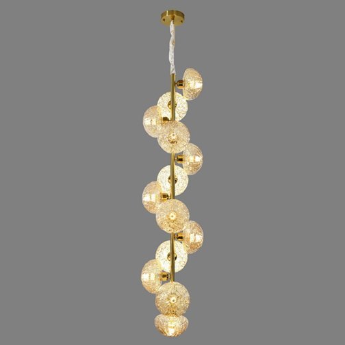 Chandelier Light A040-13 CH+SMOKE E27 Series