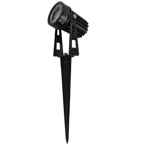 Garden Spot Light METL wt Spike BK-BD RGB AUTO Series