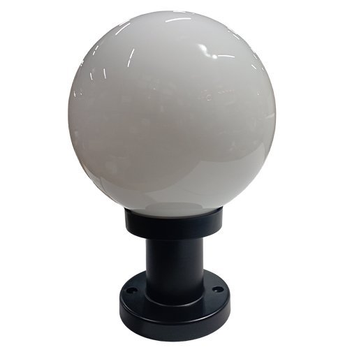 Globe Gate Post Lamp Milky White E27 Series