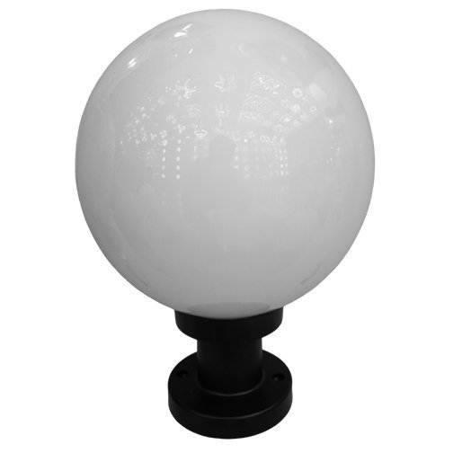 Globe Gate Post Lamp Milky White E27 Series