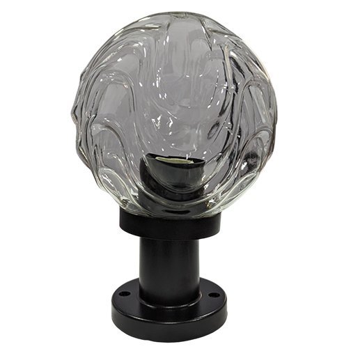 Globe Gate Post Lamp Trasnparent Pattern E27 Series