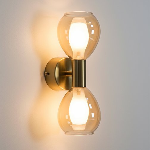 Wall Light 20029-GDA 270*100* Bronze+Amber G9*2 Series