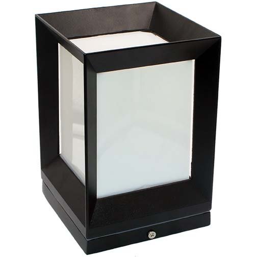 Gate Post Lamp JK2091S-120 E27 BLACK (Small) Series