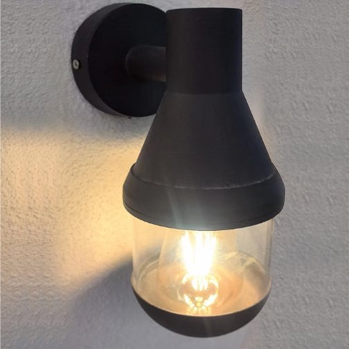 LED Wall Lamp B002 BK E27 BK Series