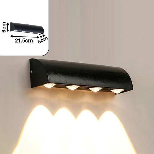 Outdoor Lamp Plastic Body BK XF654/3 215*60*6 Series