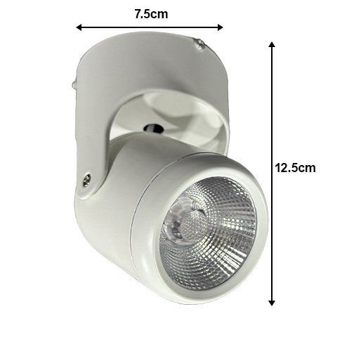 LED Downlight Surface Adjustable DL White Body COB228 Series