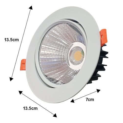LED Down Light Adj TD-71 Non-Step Reflector Series