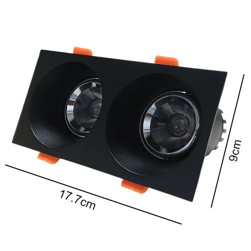 Down Light 2801-2×10 BK+CH Series